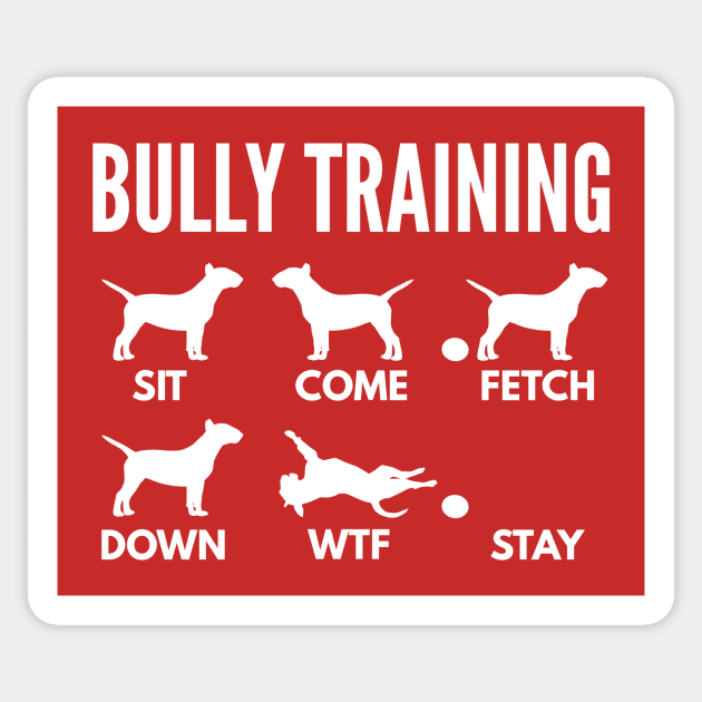 Bully Dad English Bull Terrier - Bull Terrier Dad - Sticker