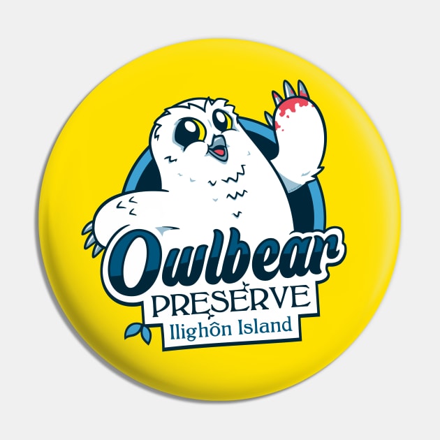 Owlbear Preserve Pin by wloem