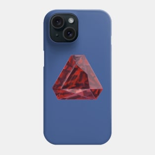 Garnet Crystal January Birthstone Phone Case