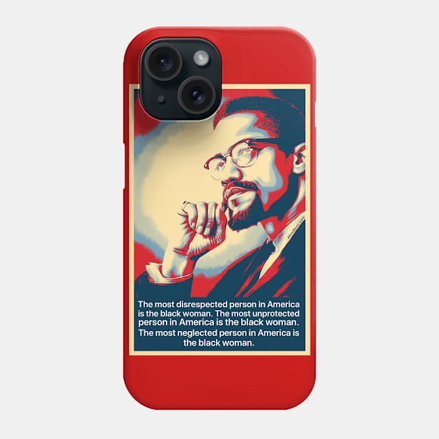 The Black Woman Phone Case by Afroditees