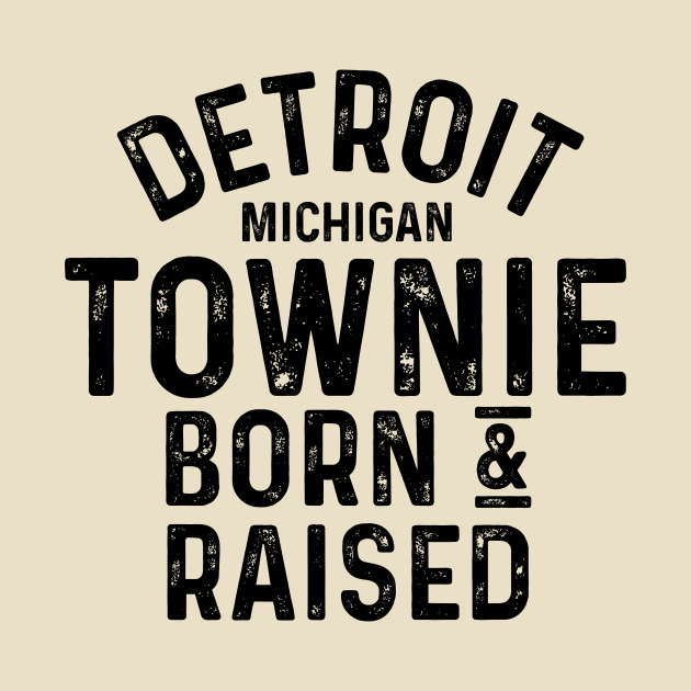 Detroit MI Townie by HalpinDesign