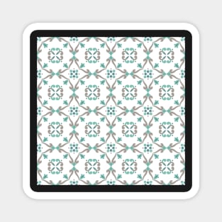 Vector ceramic tiles with seamless pattern Magnet