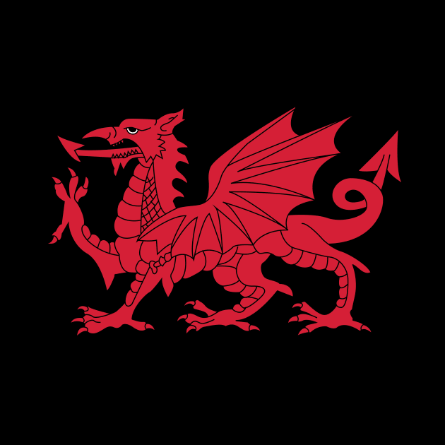 Wales Dragon by Wickedcartoons