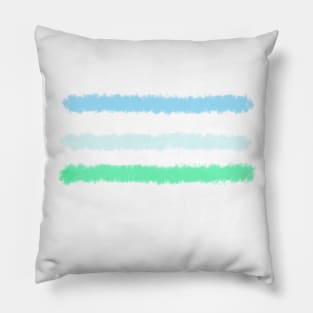 Landscape in Abstract Pillow