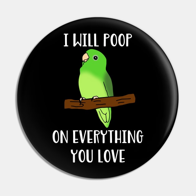 green parrotlet will poop on everything you love Pin by FandomizedRose