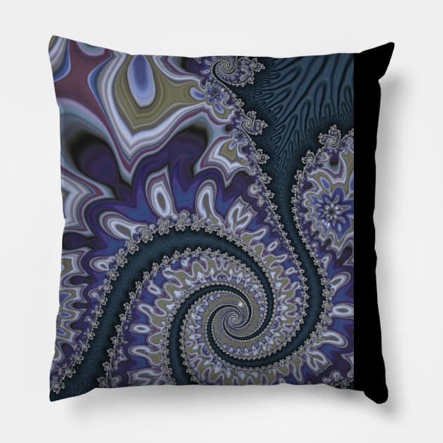 Soothing Spiral Pillow by Mistywisp