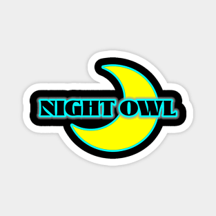 Night Owl Graphic Magnet