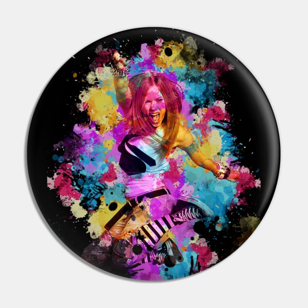 Avril Lavigne ~ Watercolor Illustration Pin by Punyaomyule