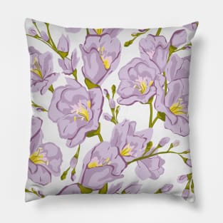 Lilac Freesia Pillow