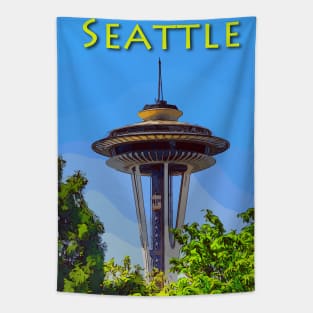 Seattle Space Needle Tapestry