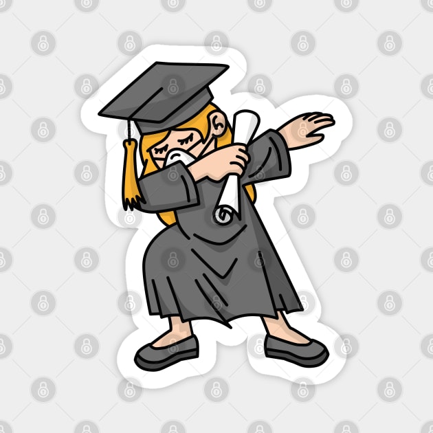 2020 DAB DABBING graduation quarantine girl senior Magnet by LaundryFactory