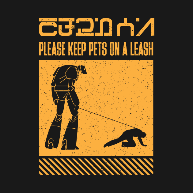 robots please keep your human pets on a leash by Daribo