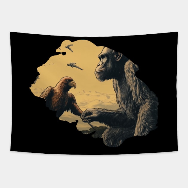 KINGDOM OF THE PLANET OF THE APES Tapestry by Pixy Official