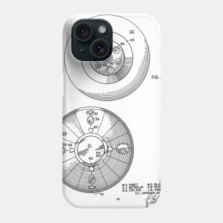 Space Capsule Vintage Patent Hand Drawing Phone Case