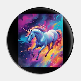 Unicorn Daisy Majestic Pin