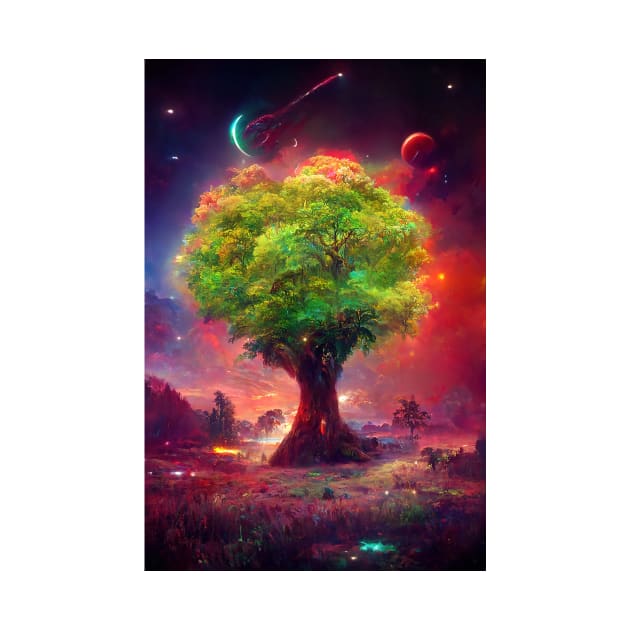 Celestial Tree of Life by wumples