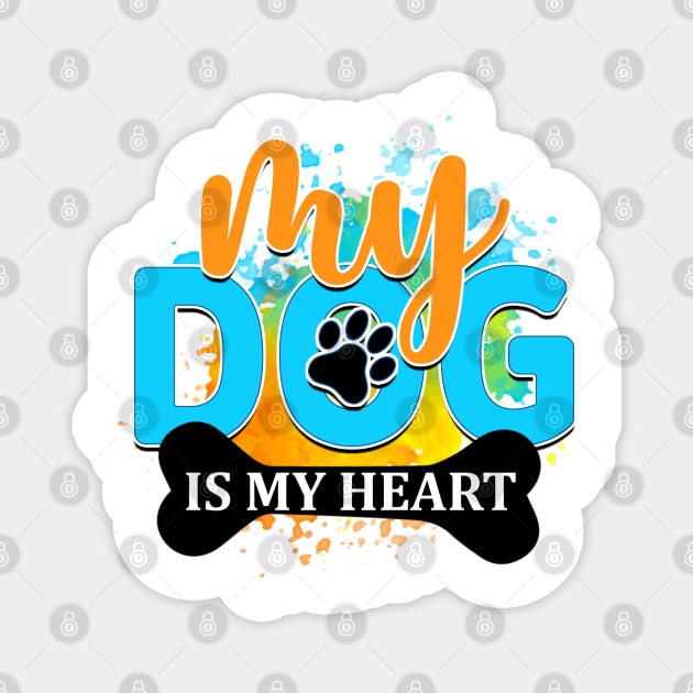 Pawsitively Hilarious: A Shirt for Dog Lovers Magnet by Steve