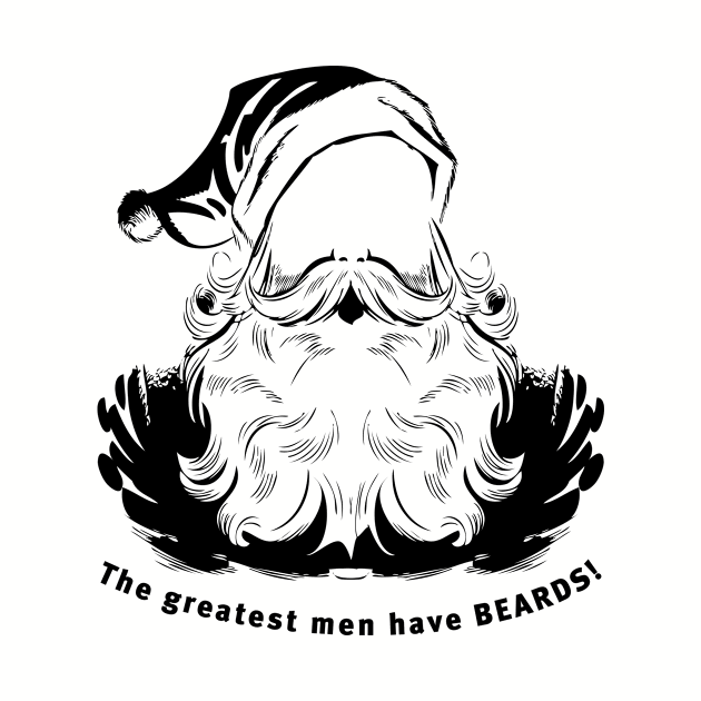 The greatest men have beards. by ArtsByNaty