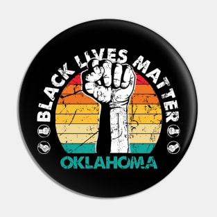 Oklahoma black lives matter political protest Pin