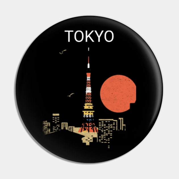 Tokyo Pin by TshirtMA