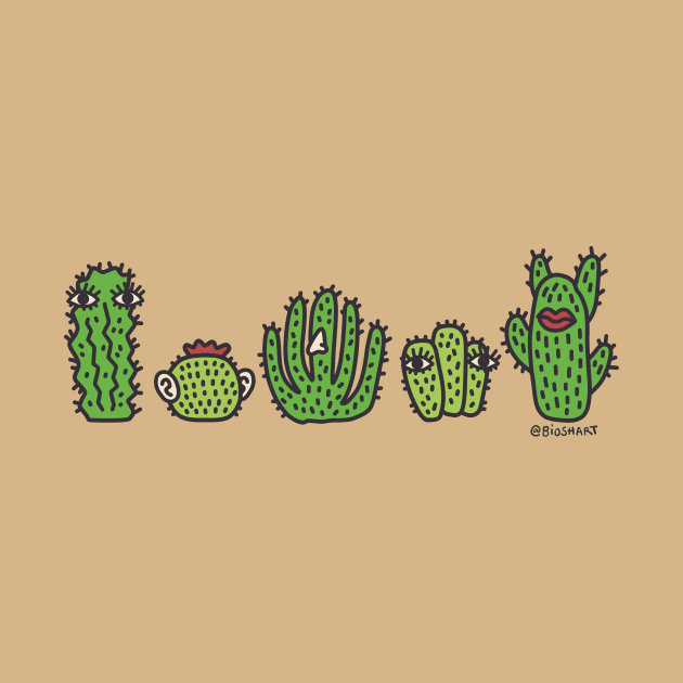 Cactus people by Bioshart