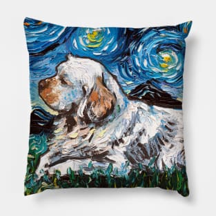 Clumber Spaniel Night Pillow