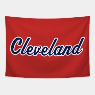 Cleveland Script Tapestry