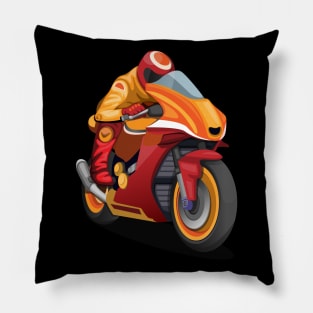 Road Racer Pillow