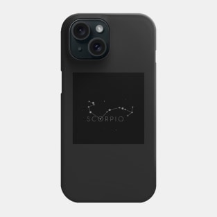 Zodiac sign constellation - scorpio Phone Case