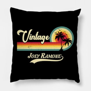 Summer vintage joey ramone Pillow