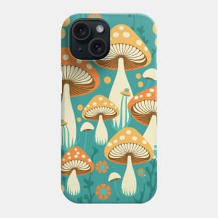 Cottagecore Mushroom Flower Hippie 60s 70s Aesthetic Style Phone Case