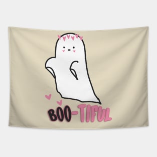 boo-tiful, funny cute halloween bootiful Tapestry