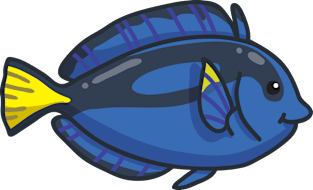 Royal Blue Tang Magnet