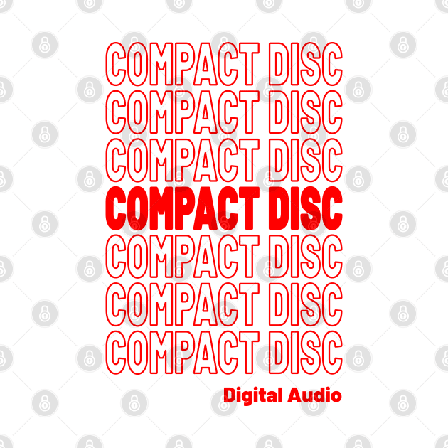 Compact Disc Digital Audio CD Thank You by Popular Objects™