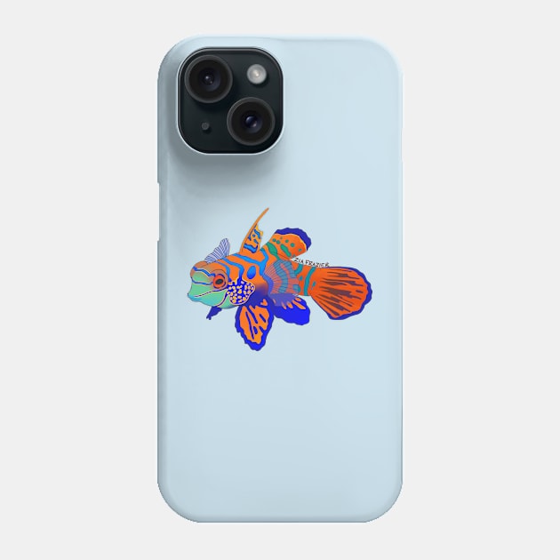 Mandarin Goby Phone Case by ziafrazier