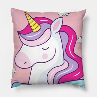 I Love Unicorn Pillow