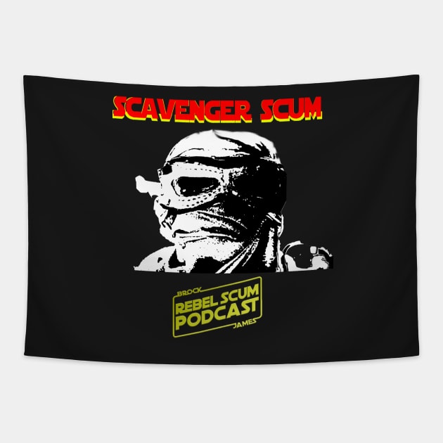 Scavenger Scum REY Tapestry by Rebel Scum Podcast