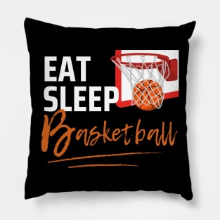 Eat Sleep Basketball Pillow