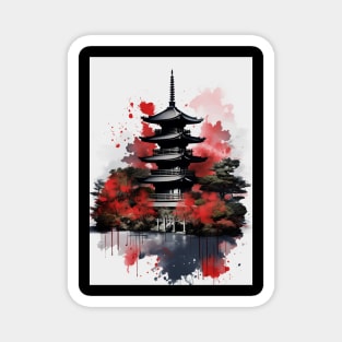 Japanese Pagoda Magnet