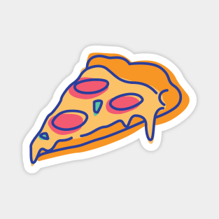 90s retro pizza art Magnet