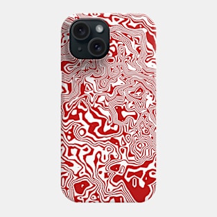 Candy Cane Marble Phone Case