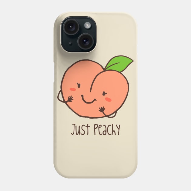 Just Peachy Phone Case by SixThirtyDesign