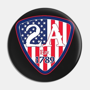 2a - 2nd Amendment Pin