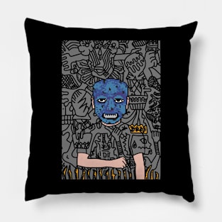 Pixel Serenity" - Unique MaleMask NFT with PixelEye Color and Light Aesthetics Pillow
