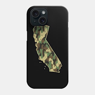 Camo California Outline State Phone Case