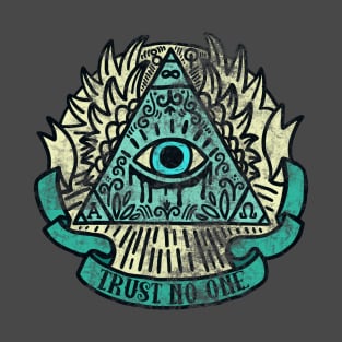 Trust no one Illuminati T-Shirt