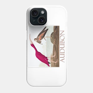 Scarlet Ibis by John James Audubon Phone Case