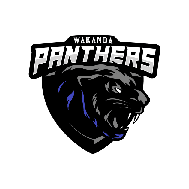 Wakanda Panthers (Alt Print) by Nerdology