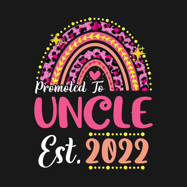 Promoted to Uncle Est.2022 Rainbow Uncle to Be New Uncle by melodielouisa