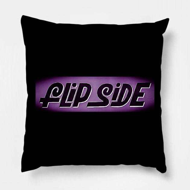 Los Angeles Flipside Fanzine Pillow by Hudley Flipside